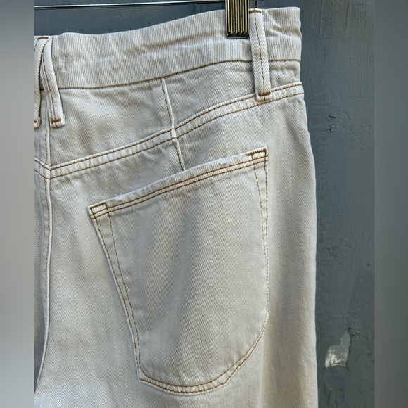 Good American 90’s Icon straight leg bone coloured, size 6/28 - Picture 8 of 13
